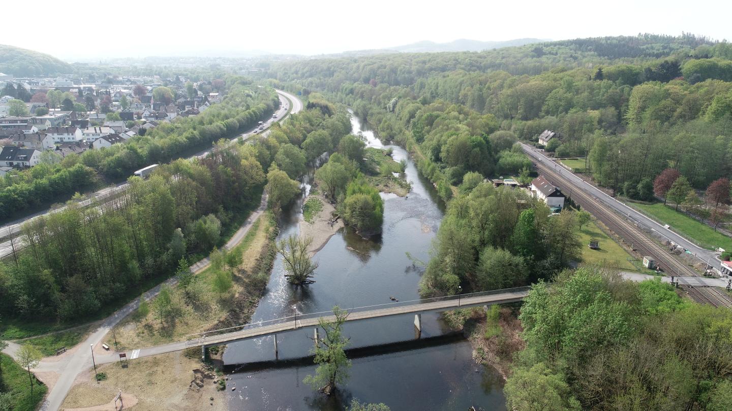 Renaturierung Ruhr Neheim "Binnerfeld" nachher