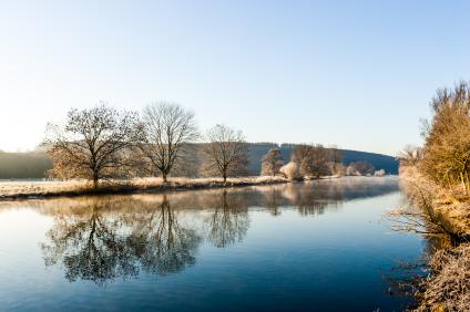 Winterlandschaft an der Ruhr